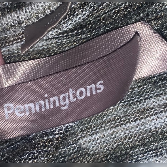 Penningtons Open Front Grey Cardigan -4X - Picture 4 of 5